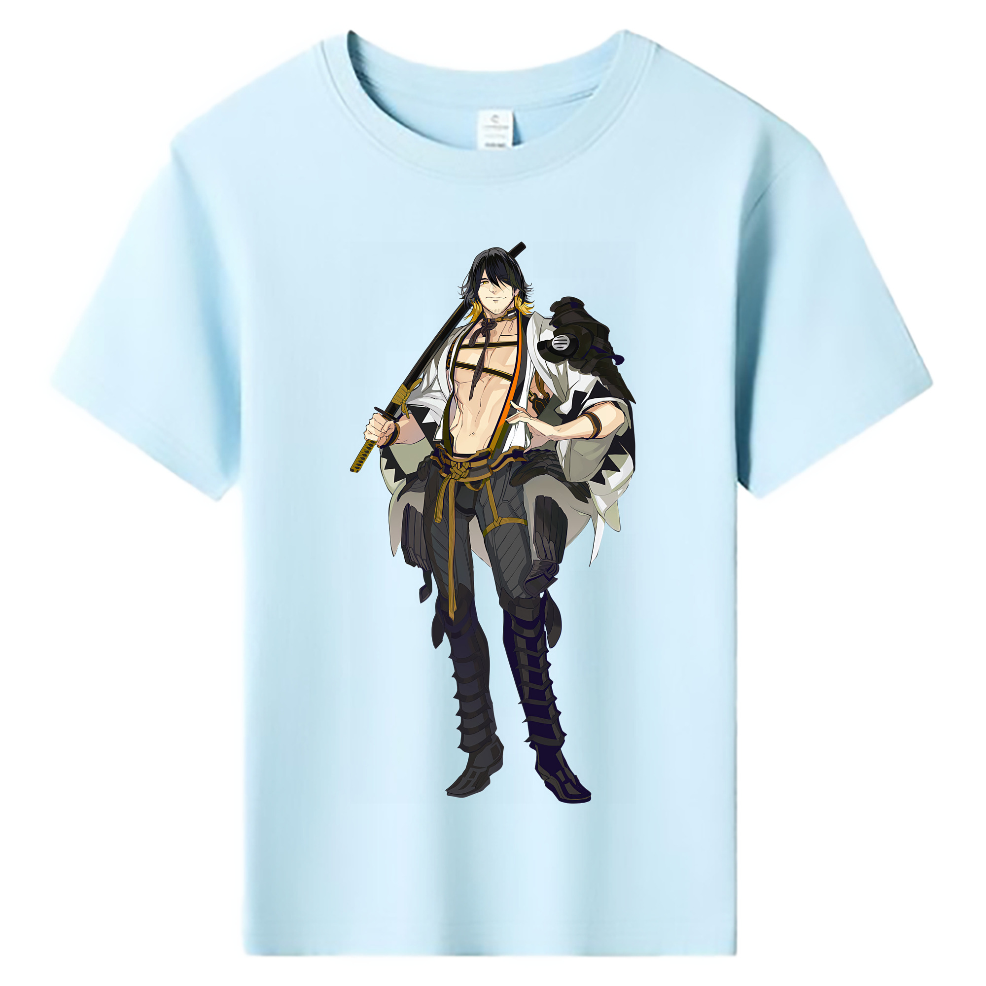 （画像用） 刀剣乱舞 Touken Ranbu 綿100％キッズTシャツ（フロントプリント）